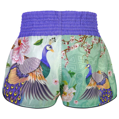 rms112-tuff-high-cut-retro-muaythai-shorts-yugana-kujaku-the-elegance-peacock-3