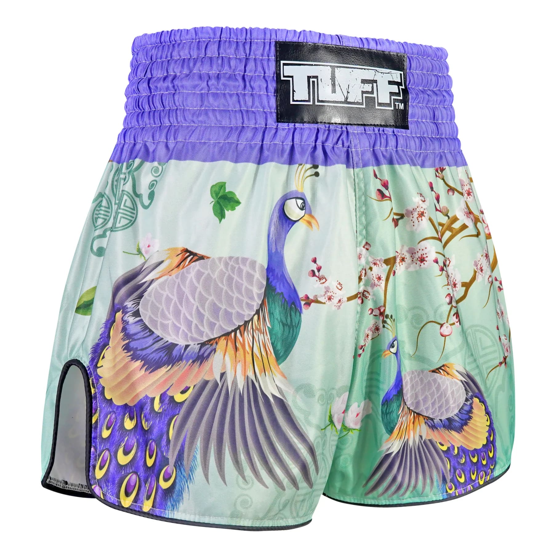 rms112-tuff-high-cut-retro-muaythai-shorts-yugana-kujaku-the-elegance-peacock-4