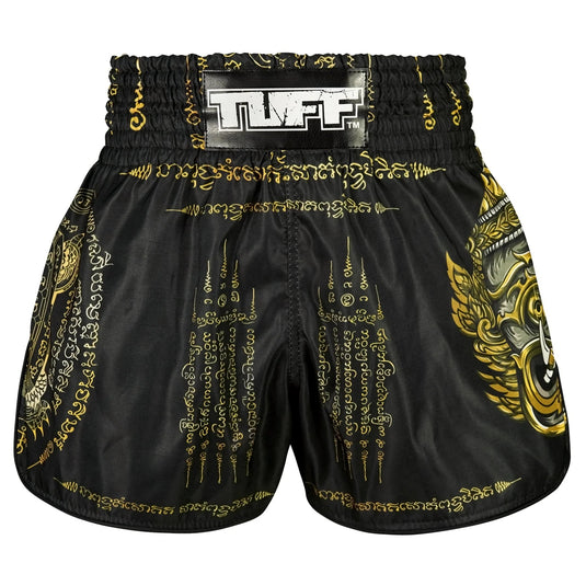 Younger Futhark And Mjolnir Print Muay Thai Boxing Shorts