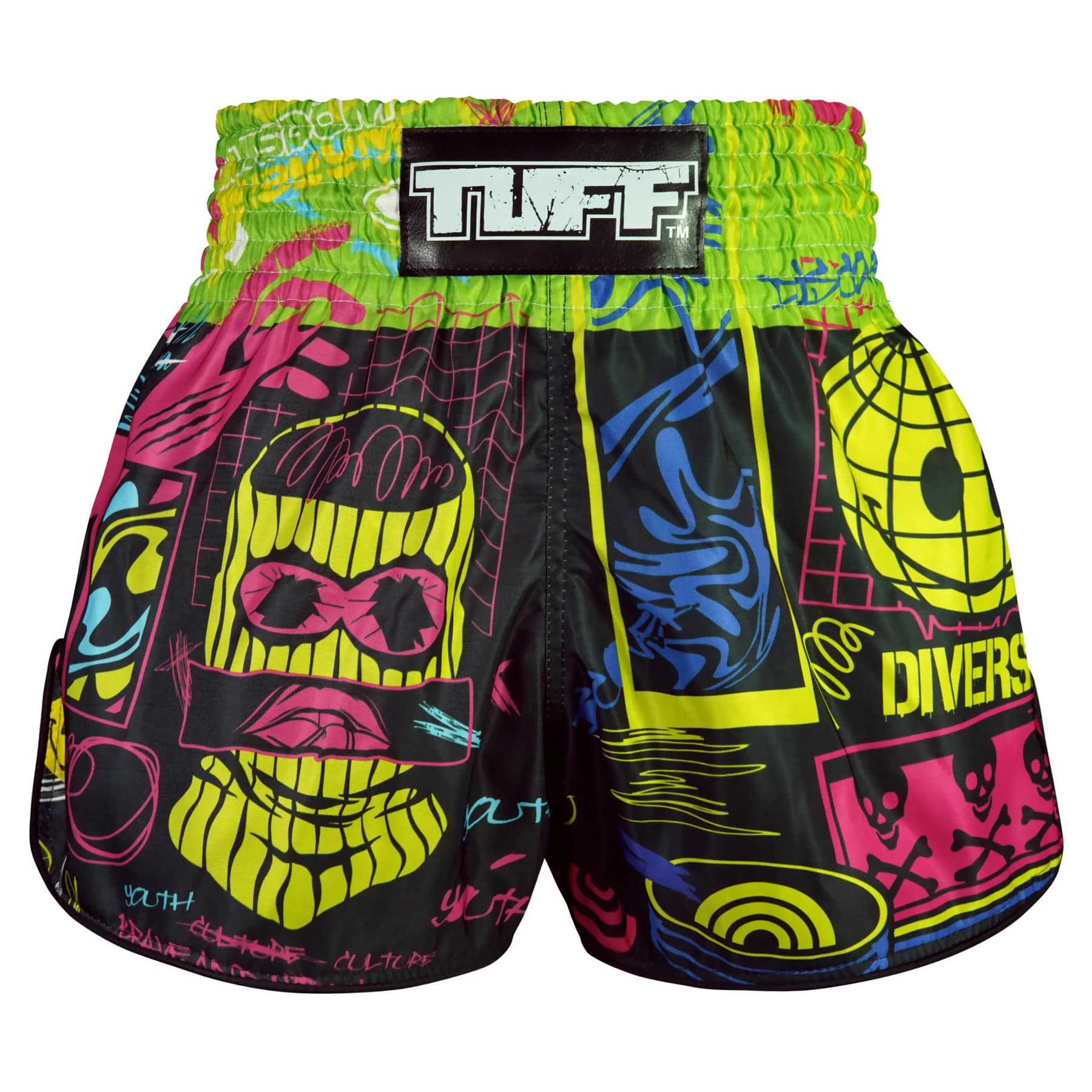 rms119-tuff-high-cut-retro-muaythai-shorts-neon-graffiti