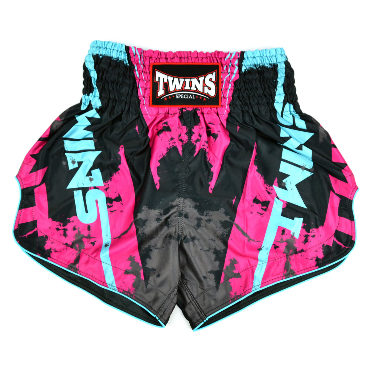 tbs61-ca-twins-candy-muaythai-shorts-black-pink