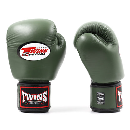 Twins Special BGVL3 Boxing Gloves - Olive