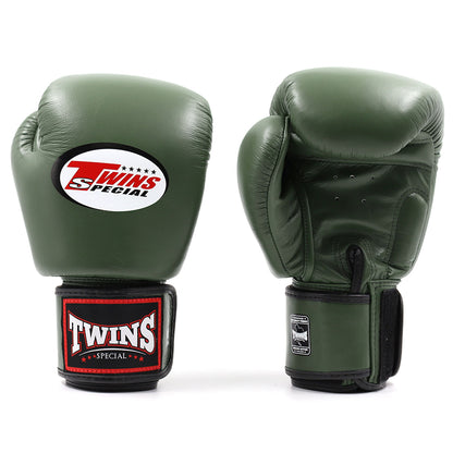 Twins Special BGVL3 Boxing Gloves - Olive