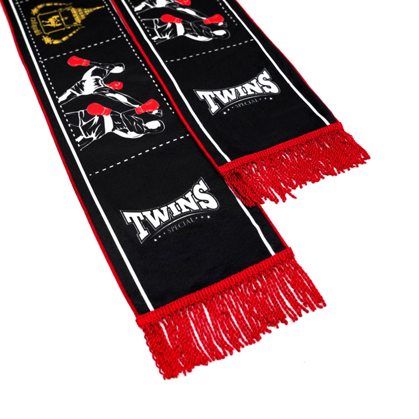 Twins Special Cheering Scarf - 01 - Black-Red