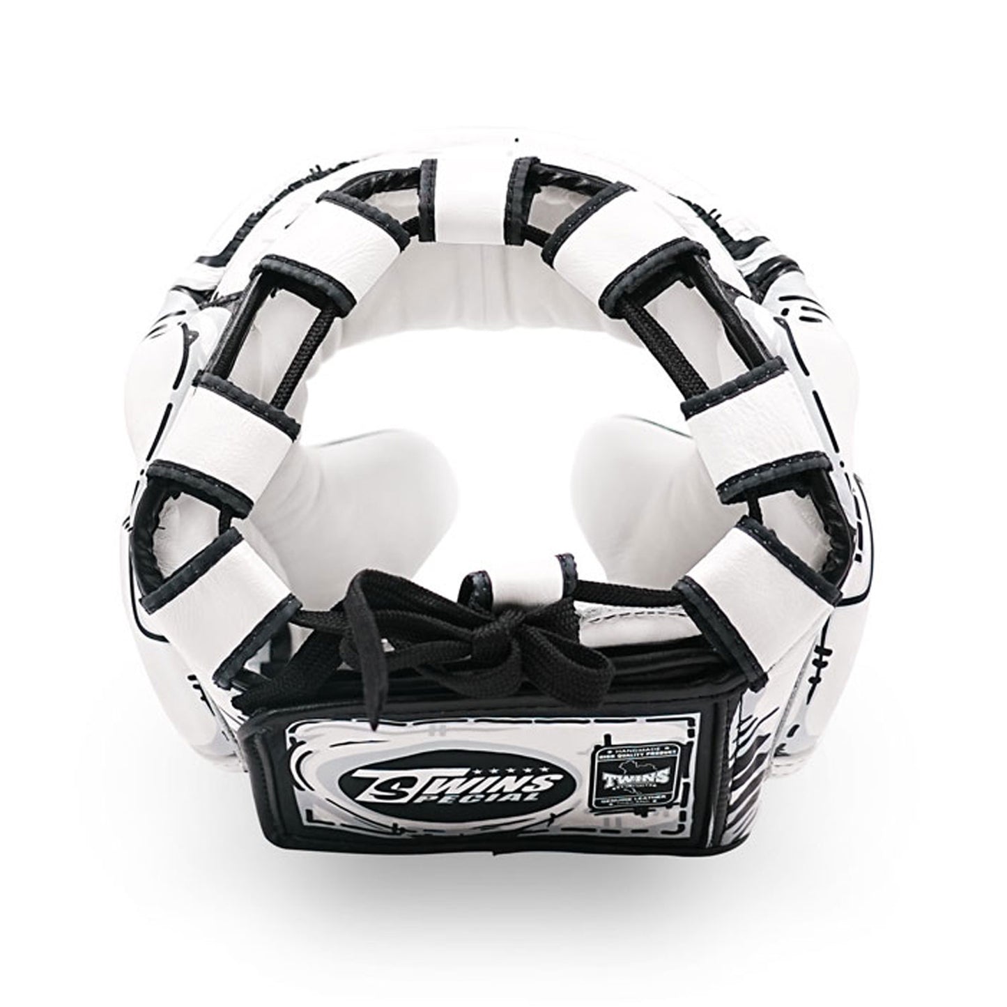 Twins Special FHGL3-66 Leather Sparring Headguard - Comic