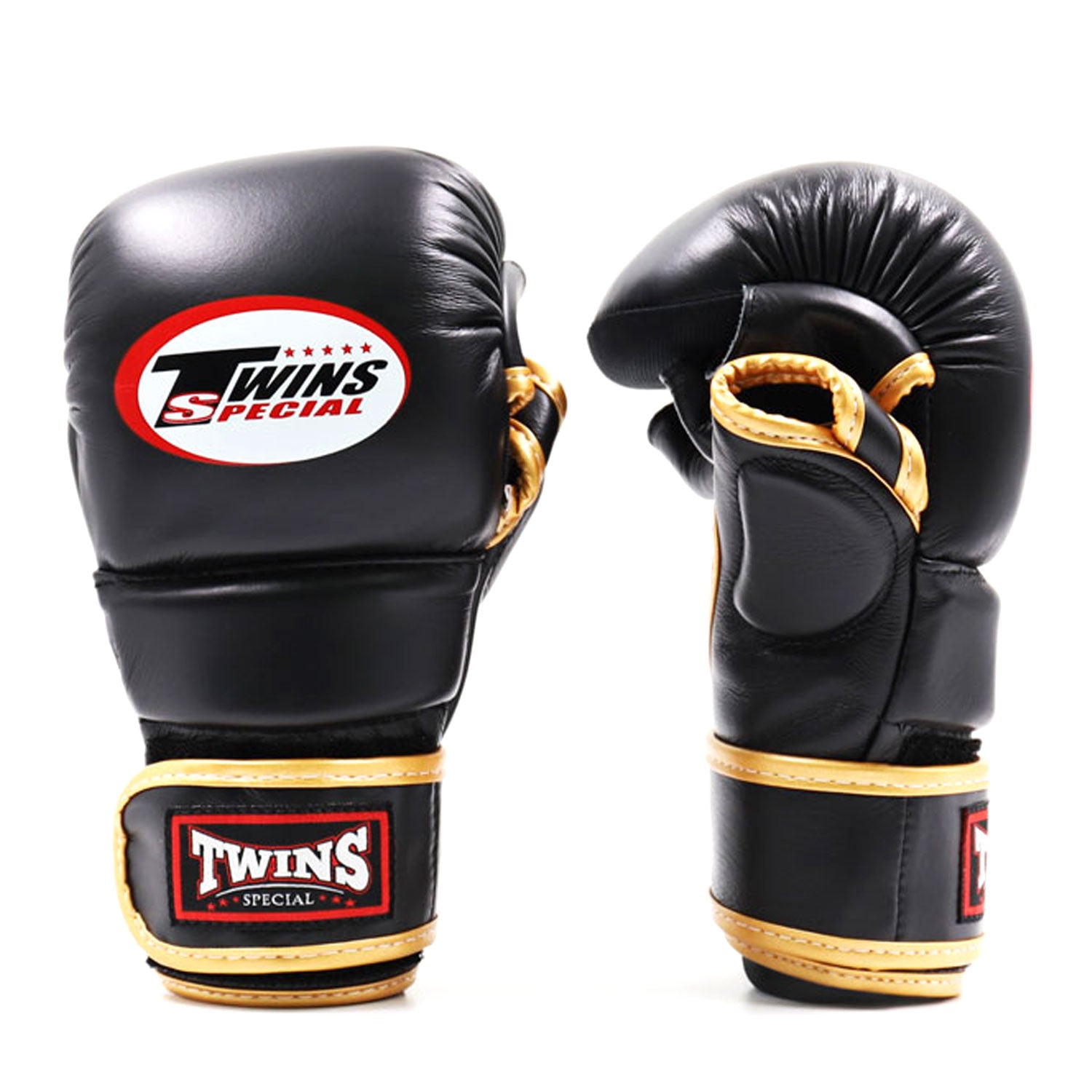 Twins Special GGL14 MMA Sparring Gloves - Black-Gold – Muaythai-Boxing