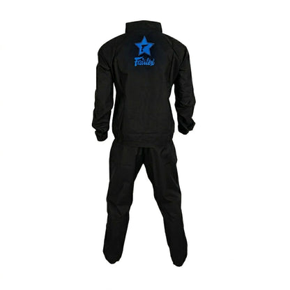 Fairtex VS3 Vinyl Sweatsuit - Black-Blue