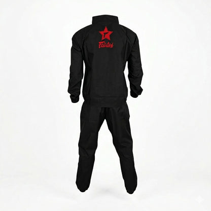 Fairtex VS3 Vinyl Sweatsuit - Black-Red