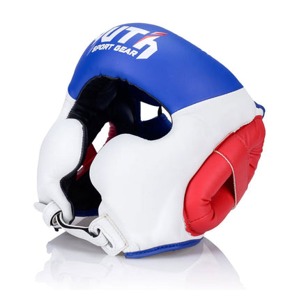 yhg001-yuth-head-guard-white-blue-red