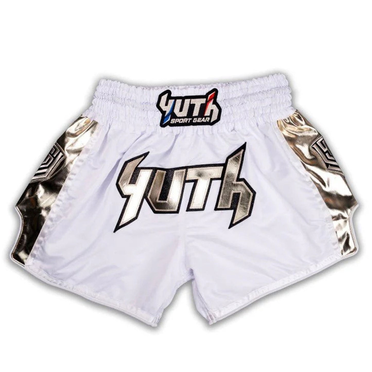 yhmts-001-yuth-hologram-muaythai-shorts-white-gold