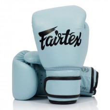 BGV20 Fairtex Pastel Blue Velcro Boxing Gloves