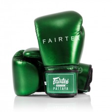 BGV22 Fairtex Metallic Green Boxing Gloves