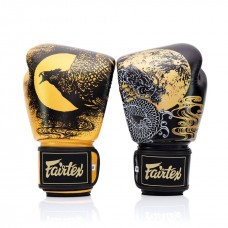 BGV26 Fairtex Harmony Six Black-Gold Boxing Gloves