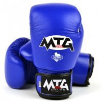 VG1 MTG Pro Blue Velcro Boxing Gloves