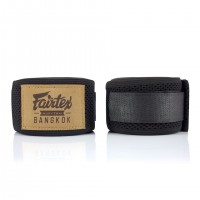 HW4 Fairtex Black Mesh Hand Wraps