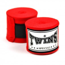 CH5 Twins 5m Red Premium Elastic Handwraps