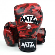 VGS2 MTG Red Camo Synthetic Boxing Gloves