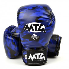 VGS2 MTG Blue Camo Synthetic Boxing Gloves
