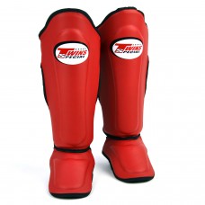 SGS10 Twins Red-Black Double Padded Shin Pads
