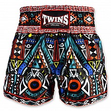 TBS57-AZ Twins Aztec Muaythai Shorts