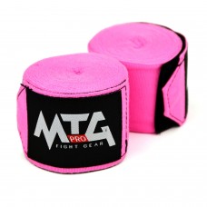 EH1 MTG Pro 5m Pink Elasticated Hand Wraps