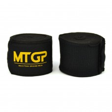 HW-MTGP Muay Thai Grand Prix Official Handwraps Black 5m