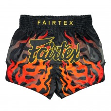 BS1921 Fairtex Volcano Muaythai Shorts Black