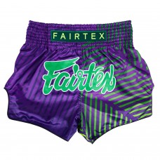 BS1922 Fairtex Racer Muaythai Shorts Purple