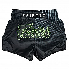 BS1924 Fairtex Racer Muaythai Shorts Black