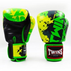 FBGVL3-61 Twins Candy Boxing Gloves Black-Green