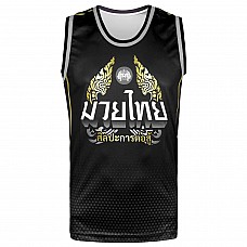 TT102 TUFF Tank Top Thai King Of Naga Black