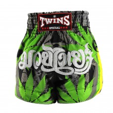 TBS54-GR Twins Grass Muaythai Shorts